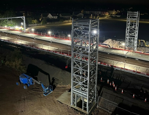 East Linton Station Construction - 2022-09-02